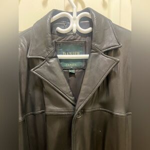 Danier Leather Jacket for Men 
Size: XL
Color: Black